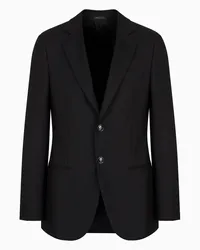 Giorgio Armani OFFICIAL STORE Giacca Linea George Monopetto In Cashmere Nero