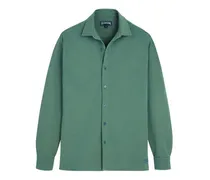 Changing Cotton Pique Shirt, Men, Green