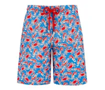 Long Swimwear Crabs & Shrimps, Men, Blue