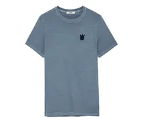 Tommy Skull T-shirt, Men, Blue