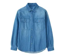 Utility long sleeve shirt, Men, Blue