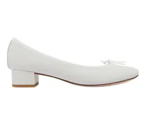 Camille ballet flats with leather sole, Women , White