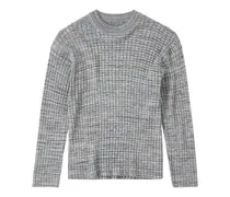 Mouliné rib sweater, Men, Grey