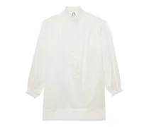 Maryange oversized shirt with frills, Women , White
