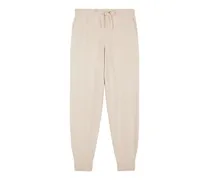 Straight leg cashmere pants, Women , Beige