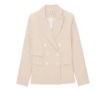 Maurice striped double-breasted tailored jacket, Women , Multicolor