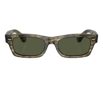 Davri Rectangle sunglasses, Women , Green