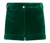 Shorts In Velluto, Donna, Verde