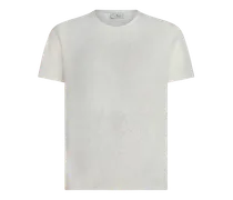T-shirt Motivi Paisley, Uomo, Bianco