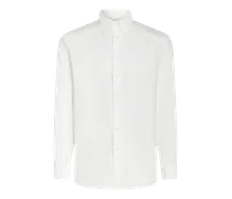 Camicia Con Logo  E Pegaso, Uomo, Bianco