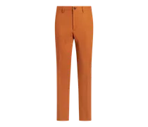 Pantaloni In Cotone, Uomo, Arancione