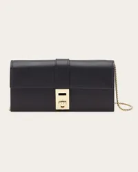 Ferragamo Donna Portafoglio Hug con tracolla Nero Nero