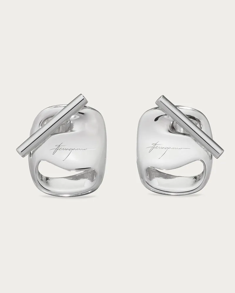 Ferragamo Donna Orecchini Vara - L Argento Argento
