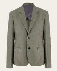 Ferragamo Uomo Blazer sartoriale monopetto Grigio Grigio