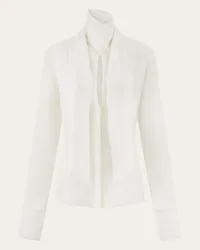 Ferragamo Donna Camicia con fusciacca Ferragamo Monogram Bianco Bianco