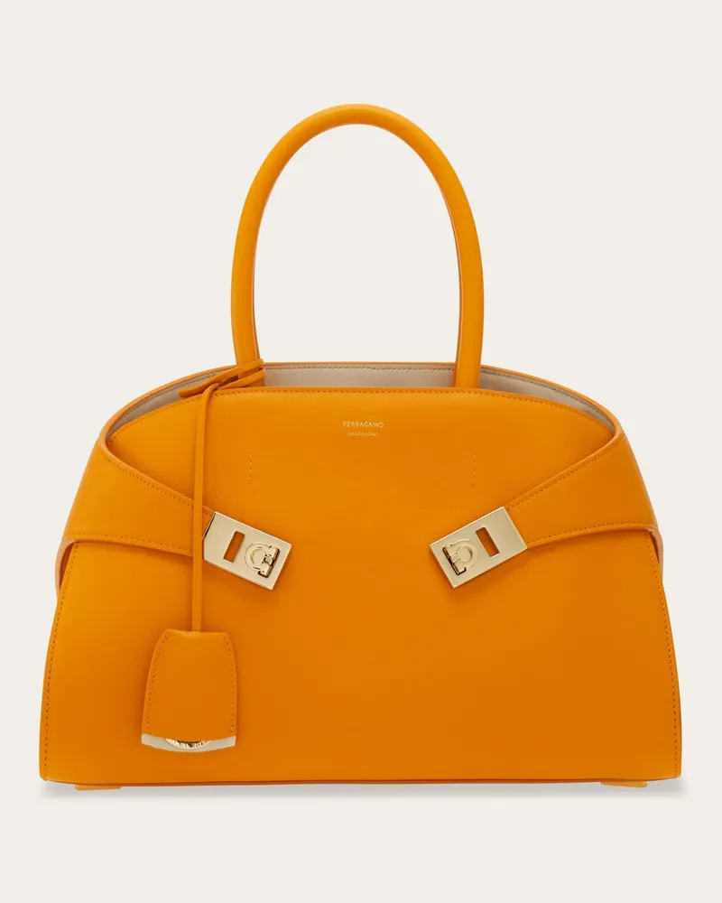 Ferragamo Donna Borsa a mano Hug (M) Arancione Arancione