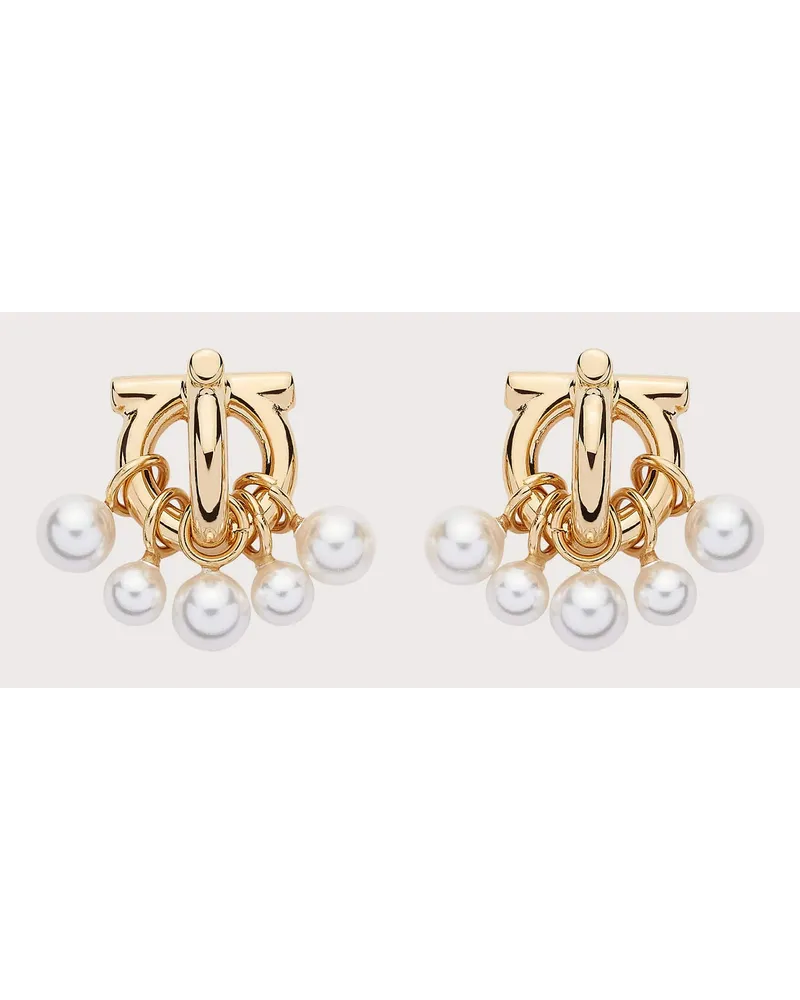 Ferragamo Donna Orecchini Gancini Oro Oro