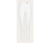 Donna Pantalone aderente Bianco
