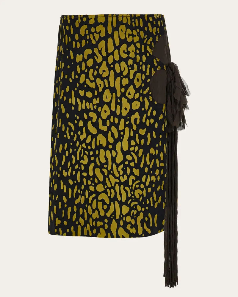 Ferragamo Donna Gonna con fiore Multicolore Multicolore