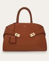 Ferragamo Donna Borsa a mano Hug (M) Marrone Marrone