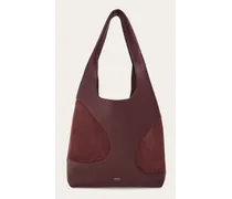 Donna Hobo bag con cut out Rosso