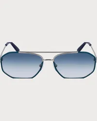 Ferragamo Uomo Occhiali da sole Blu Blu