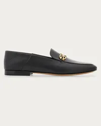 Ferragamo Donna Mocassino ornamento Gancini Nero Nero