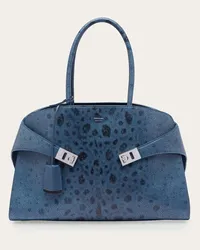 Ferragamo Donna Borsa a mano Hug (M) Blu Blu