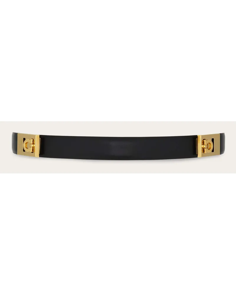 Ferragamo Donna Cintura estendibile Hug Nero Nero