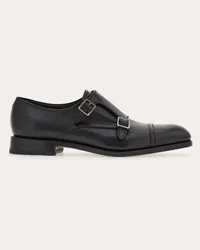 Ferragamo Uomo Double monkstrap Tramezza Nero Nero