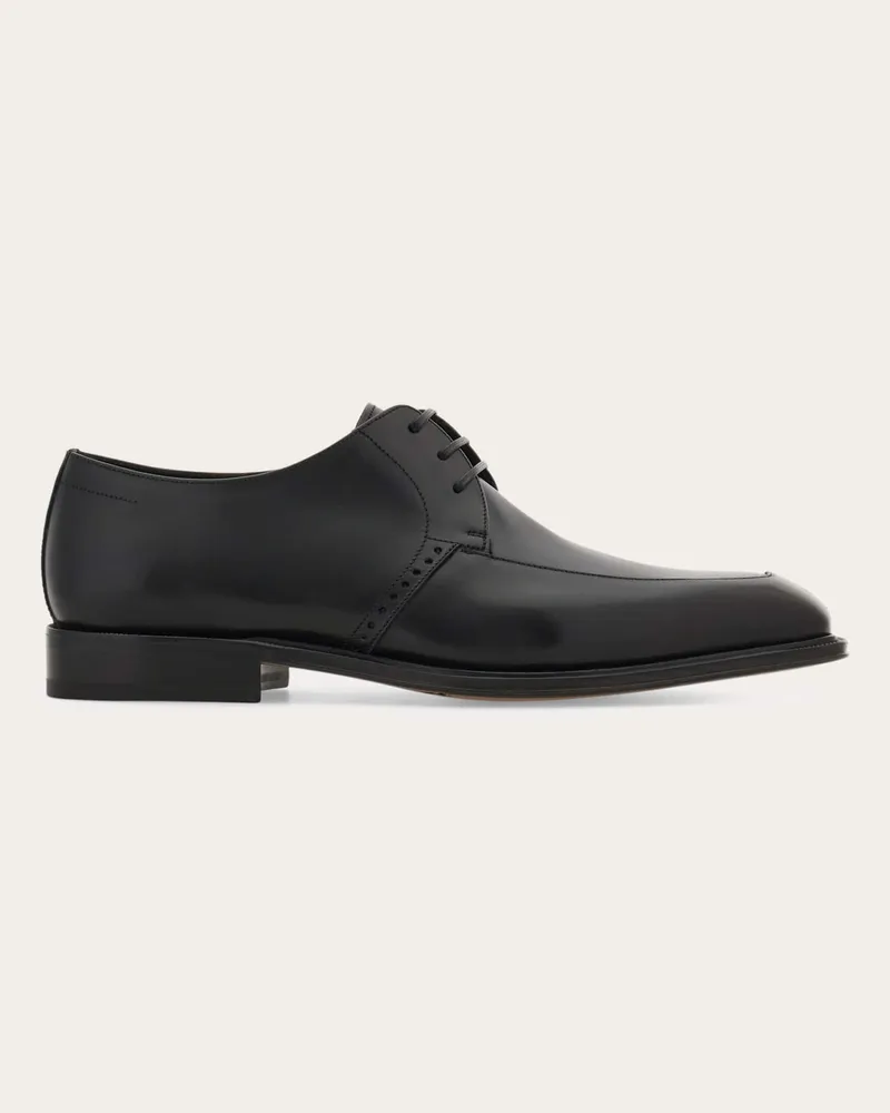Ferragamo Uomo Derby Nero Nero