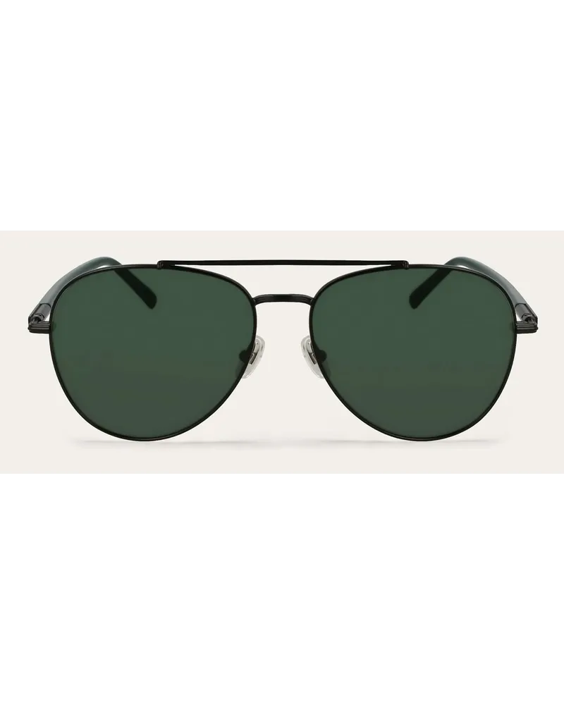 Ferragamo Uomo Occhiali da sole Nero Nero