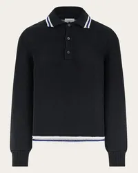 Ferragamo Uomo Polo manica lunga Nero Nero