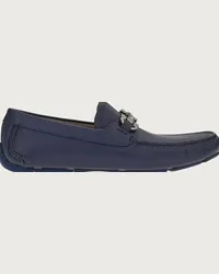 Ferragamo Uomo Driver ornamento Gancini Blu Blu