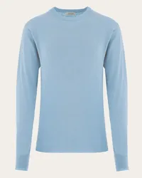 Ferragamo Uomo Maglia girocollo doppio strato Blu Blu