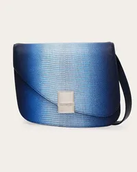 Ferragamo Donna Borsa a tracolla Fiamma (M) Blu Blu