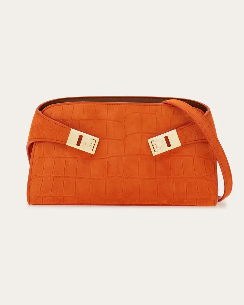 Ferragamo Donna Mini borsa a tracolla Hug Arancione Arancione