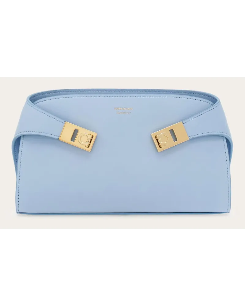 Ferragamo Donna Mini borsa a tracolla Hug Blu Blu