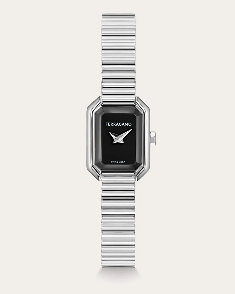 Ferragamo Donna Orologio Ferragamo Crystal Petite Nero Nero