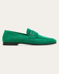 Ferragamo Uomo Mocassino ornamento Gancini Verde Verde