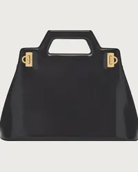 Ferragamo Donna Borsa a mano Wanda Nero Nero