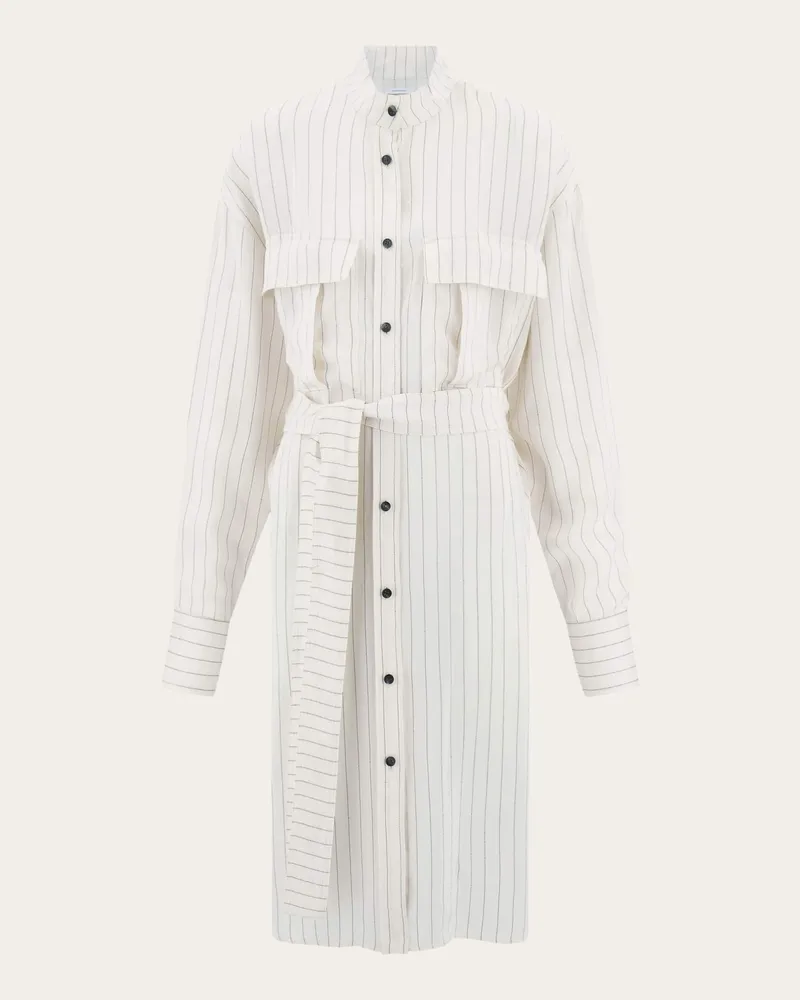 Ferragamo Donna Abito chemisier Bianco Bianco