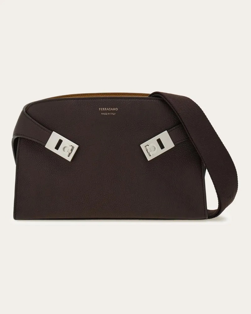 Ferragamo Uomo Borsa messenger Hug Marrone Marrone