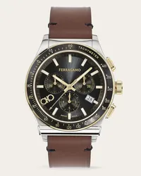 Ferragamo Uomo Orologio Ferragamo 1927 Chrono Marrone Marrone