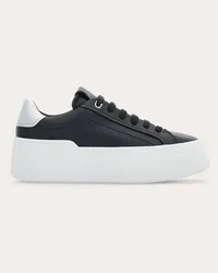 Ferragamo Donna Sneaker con plateau Nero Nero