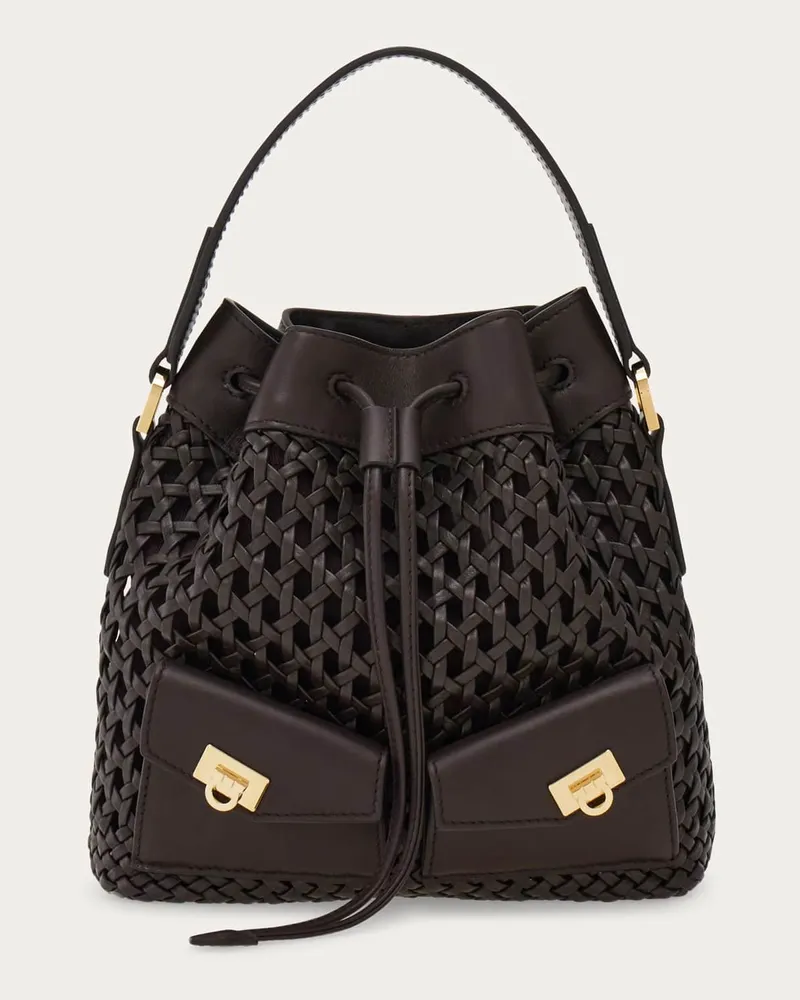 Ferragamo Donna Secchiello multipocket Marrone Marrone