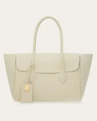 Ferragamo Donna Tote bag East-West (L) Bianco Bianco