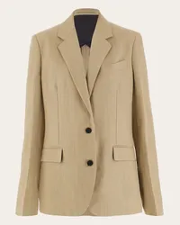 Ferragamo Donna Blazer sartoriale Grigio Grigio