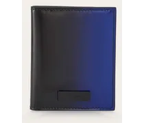 Uomo Porta carte di credito con sfumature Blu