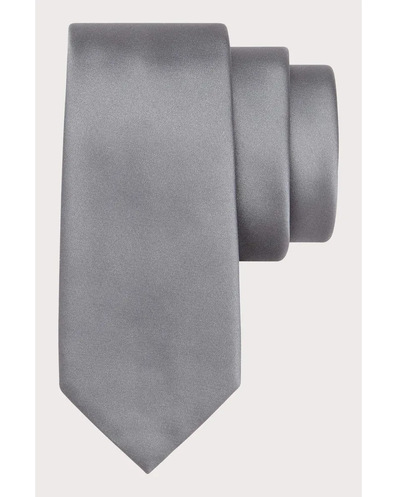 Ferragamo Uomo Cravatta in seta Grigio Grigio